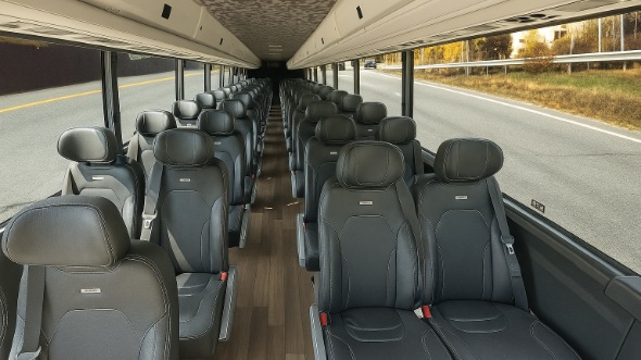 pembroke pines 28 passenger minibus inside