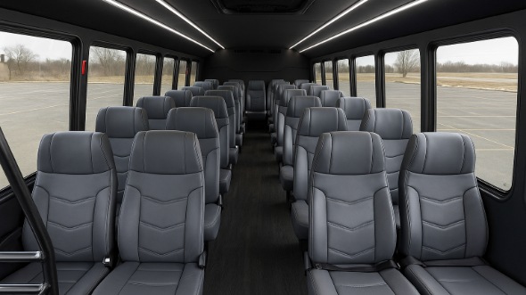 pembroke pines 35 passenger minibus inside
