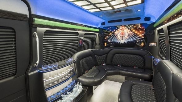 sprinter limo rental interior pembroke pines